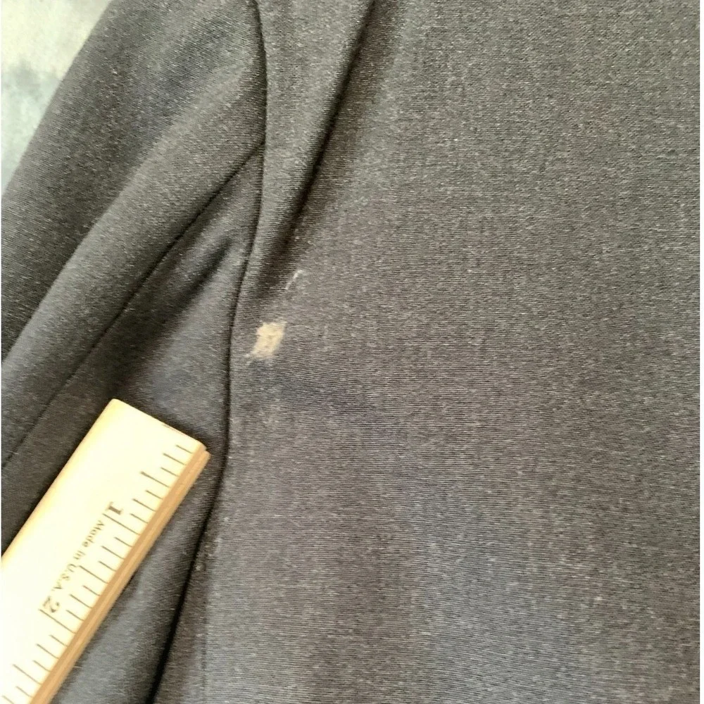 Eddie Bauer Vtg Blazer Mens 42 Regular Two-Button Charcoal Grey Business Flaw